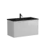 Тумба подвесная SANCOS Сто (Cento) 90x45x50 c двумя ящиками оснащенными доводчиками, белый глянец, арт. CN90W