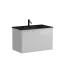 Тумба подвесная SANCOS Сто (Cento) 80x45x50 c двумя ящиками оснащенными доводчиками, белый глянец, арт. CN80W