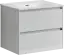 Тумба подвесная SANCOS Сто (Cento) 60x45x50 c двумя ящиками оснащенными доводчиками,белый глянец, арт. CN60W