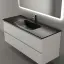 Тумба подвесная SANCOS Сто (Cento) 120x45x50 c двумя ящиками оснащенными доводчиками, белый глянец, арт. CN120-1W