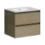 Тумба подвесная SANCOS Сто (Cento) 60x45x50 c двумя ящиками оснащенными доводчиками, карпатская ель, арт. CN60KE