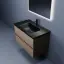 Тумба подвесная SANCOS Сто (Cento) 80x45x50 c двумя ящиками оснащенными доводчиками, карпатская ель, арт. CN80KE