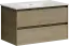 Тумба подвесная SANCOS Сто (Cento) 80x45x50 c двумя ящиками оснащенными доводчиками, карпатская ель, арт. CN80KE