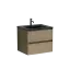 Тумба подвесная SANCOS Сто (Cento) 60x45x50 c двумя ящиками оснащенными доводчиками, карпатская ель, арт. CN60KE
