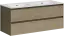 Тумба подвесная SANCOS Сто (Cento) 120x45x50 c двумя ящиками оснащенными доводчиками, карпатская ель, арт. CN120-2KE