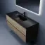Тумба подвесная SANCOS Сто (Cento) 120x45x50 c двумя ящиками оснащенными доводчиками, карпатская ель, арт. CN120-1KE