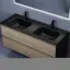 Тумба подвесная SANCOS Сто (Cento) 120x45x50 c двумя ящиками оснащенными доводчиками, карпатская ель, арт. CN120-2KE