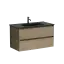Тумба подвесная SANCOS Сто (Cento) 90x45x50 c двумя ящиками оснащенными доводчиками, карпатская ель, арт. CN90KE