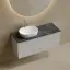 Тумба подвесная SANCOS Сноб Р (Snob R) левая 120x45x50 c двумя ящиками оснащенными доводчиками, Пыльная роза (Doha Soft), арт.SNR120LSM