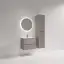 Тумба подвесная SANCOS Сноб Р (Snob R) 60x40x50 c двумя ящиками оснащенными доводчиками, Пыльная роза (Doha Soft) арт.SNR60/39SM