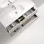 Тумба подвесная SANCOS Сноб Р (Snob R) 100x40x50 c двумя ящиками оснащенными доводчиками, Белый матовый (Bianco) арт.SNR100/39W