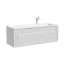 Тумба подвесная SANCOS Самая (Very) правая 120x45x40 c одним ящиком оснащенным доводчиками, Белый матовый (Bianco), арт.VR120RW