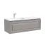 Тумба подвесная SANCOS Самая (Very) левая 120x45x40 c одним ящиком оснащенным доводчиками, Пыльная роза (Doha Soft), арт.VR120LSM