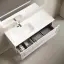 Тумба подвесная SANCOS Самая (Very) левая 120x45x40 c одним ящиком оснащенным доводчиками, Белый матовый (Bianco), арт.VR120LW