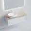 Тумба подвесная SANCOS Самая (Very) левая 120x45x40 c одним ящиком оснащенным доводчиками, Белый матовый (Bianco), арт.VR120LW