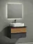 Тумба подвесная SANCOS Дельта (Delta) 80x45x50 c двумя ящиками оснащенными доводчиками, дуб красный/графит, арт. DL80GR