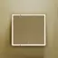 Зеркальный шкаф для ванной комнаты SANCOS Блик (Mirror) 80x15x75 с LED подсветкой, цвет Дуб чарльстон, арт. MI80ECH