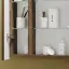 Зеркальный шкаф для ванной комнаты SANCOS Блик (Mirror) 80x15x75 с LED подсветкой, цвет Дуб чарльстон, арт. MI80ECH