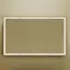 Зеркальный шкаф для ванной комнаты SANCOS Блик (Mirror) 120x15x75 с LED подсветкой, цвет Дуб чарльстон, арт. MI120ECH
