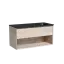 Тумба подвесная SANCOS Натура 1.0 (Nature 1.0) правая, 100x45x50, c одним ящиком оснащенным доводчиками скрытого монтажа и открытой нишей, Дуб галифакс натуральный, арт. MR1.0100REG