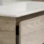 Тумба подвесная SANCOS Натура 1.0 (Nature 1.0) правая, 100x45x50, c одним ящиком оснащенным доводчиками скрытого монтажа и открытой нишей, Дуб галифакс натуральный, арт. MR1.0100REG