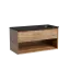 Тумба подвесная SANCOS Натура 1.0 (Nature 1.0) 100x45x50 c одним ящиком оснащенным доводчиками скрытого монтажа и открытой нишей, Дуб чарльстон, арт.MR1.0100ECH