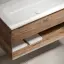 Тумба подвесная SANCOS Натура 1.0 (Nature 1.0) 100x45x50 c одним ящиком оснащенным доводчиками скрытого монтажа и открытой нишей, Дуб чарльстон, арт.MR1.0100ECH
