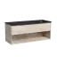 Тумба подвесная SANCOS Натура 1.0 (Nature 1.0) 120x45x50 c одним ящиком оснащенным доводчиками скрытого монтажа и открытой нишей, Дуб галифакс натуральный, арт. MR1.0120EG