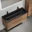Тумба подвесная SANCOS Натура 2.0 (Nature 2.0) 120x45x50 c двумя ящиками оснащенными доводчиками скрытого монтажа, цвет Дуб чарльстон, арт.MR2.0120ECH