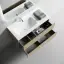 Тумба подвесная SANCOS Фолк (Folk) левая 100x45x50 c двумя ящиками оснащенными доводчиками, Капучино, арт.FL100LCP
