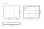 Зеркальный шкаф для ванной комнаты из алюминия SANCOS Реформа (Evoke) 90x70x14 с LED подсветкой, арт. SC8090