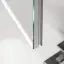 Зеркальный шкаф для ванной комнаты из алюминия SANCOS Реформа (Evoke) 80x70x14 с LED подсветкой арт. SC8080