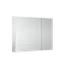 Зеркальный шкаф для ванной комнаты из алюминия SANCOS Реформа (Evoke) 90x70x14 с LED подсветкой, арт. SC8090