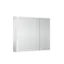 Зеркальный шкаф для ванной комнаты из алюминия SANCOS Реформа (Evoke) 80x70x14 с LED подсветкой арт. SC8080