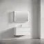 Зеркальный шкаф для ванной комнаты из алюминия SANCOS Реформа (Evoke)100x70x14 с LED подсветкой, арт. SC80100