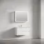 Зеркальный шкаф для ванной комнаты из алюминия SANCOS Реформа (Evoke) 90x70x14 с LED подсветкой, арт. SC8090