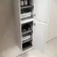 Шкаф-пенал подвесной SANCOS Код (Code) 35x35x165 цвет Белый матовый (bianco) арт. PCD35W