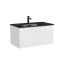Тумба подвесная SANCOS Код (Code) 80x45х40 c одним ящиком оснащенным доводчиками, цвет Белый матовый (bianco) арт. CD80W