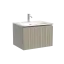 Тумба подвесная SANCOS Код (Code) 60x45х40 c одним ящиком оснащенным доводчиками, цвет серая платина, арт. CD60GP
