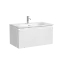 Тумба подвесная SANCOS Код (Code) 80x45х40 c одним ящиком оснащенным доводчиками, цвет Белый матовый (bianco) арт. CD80W