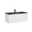 Тумба подвесная SANCOS Код (Code) 100x45х40 c одним ящиком оснащенным доводчиками, цвет Белый матовый (bianco) арт. CD100W