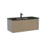 Тумба подвесная SANCOS Код (Code) 100x45х40 c одним ящиком оснащенным доводчиками, цвет серо- бежевый, арт. CD100GB