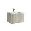 Тумба подвесная SANCOS Сноб Р 1.0 (Snob R 1.0) 60x45x40 c одним ящиком оснащенным доводчиками, Бежевый матовый (Beige Soft) арт. SNR1.060CE