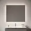 Зеркало для ванной комнаты SANCOS Поле 2.0 (Square 2.0) 90x70 led подсветка 2700K/4000K/5000K SQ2.900