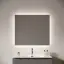 Зеркало для ванной комнаты SANCOS Поле 2.0 (Square 2.0) 80x70 led подсветка 2700K/4000K/5000K SQ2.800