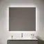 Зеркало для ванной комнаты SANCOS Поле 2.0 (Square 2.0) 90x70 led подсветка 2700K/4000K/5000K SQ2.900