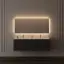 Зеркало для ванной комнаты SANCOS Поле 2.0 (Square 2.0) 160x80 led подсветка 2700K/4000K/5000K SQ2.1600