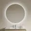 Зеркало для ванной комнаты SANCOS Сфера 2.0 (Sfera 2.0) D100 led подсветка 2700K/4000K/5000K SF2.1000