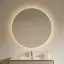 Зеркало для ванной комнаты SANCOS Сфера 2.0 (Sfera 2.0) D100 led подсветка 2700K/4000K/5000K SF2.1000