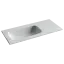 Раковина накладная Ceramicanova Грация (Grace) чаша слева без отв под смеситель 1010x457x137 белый CN7014wx